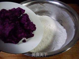 紫薯松糕的做法步骤:4