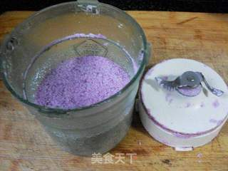 紫薯松糕的做法步骤:7