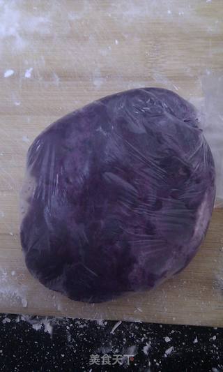 恋恋紫色风——紫薯蒸饺的做法步骤:2