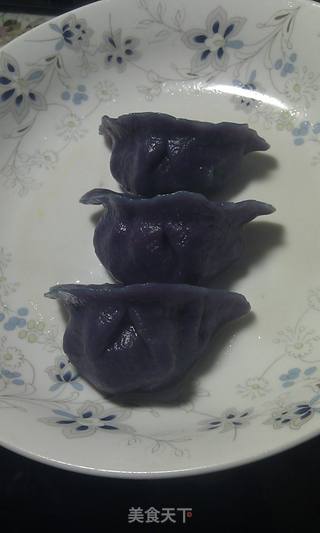恋恋紫色风——紫薯蒸饺的做法步骤:9