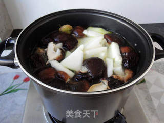 香菇鸡汤的做法步骤：7