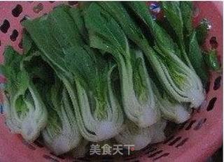 香菇油菜的做法步骤:2