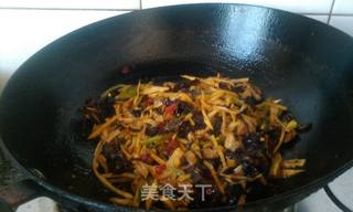 家庭版鱼香肉丝的做法步骤:6