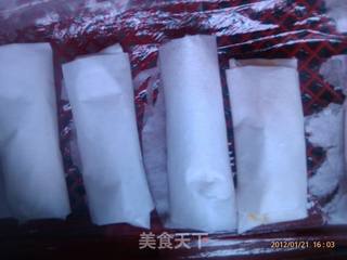 香芒海鲜卷的做法步骤:5