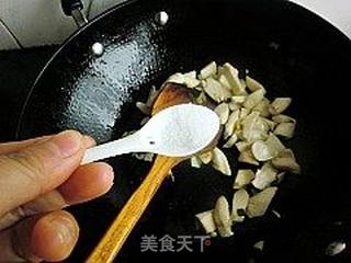 蚝油莴笋炒鸡腿菇的做法步骤：7