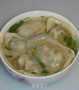 香菜肉馅大馄饨的做法步骤:15