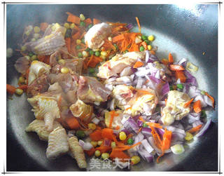 源自新疆羊肉抓饭——鸡肉抓饭的做法步骤:4