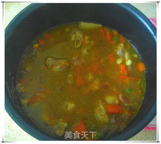 源自新疆羊肉抓饭——鸡肉抓饭的做法步骤:7
