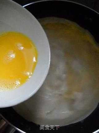 葱香蛋夹饼的做法步骤:4