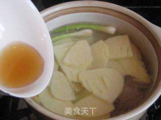 咸肉片煲春笋的做法步骤:8