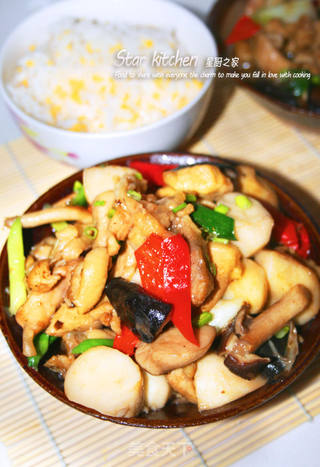 【升级版台式口味江西传统菜】什菌三杯鸡的做法步骤:14