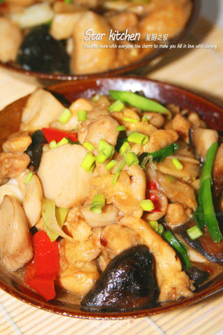 【升级版台式口味江西传统菜】什菌三杯鸡的做法步骤:15