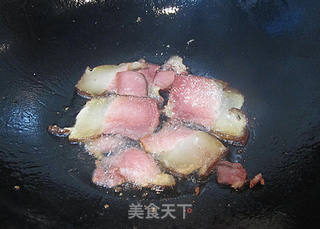 腊肉炒淮山薯的做法步骤:3
