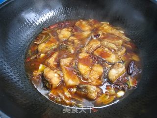 红烧瓦块鱼的做法步骤:12
