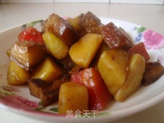 胡萝卜土豆炖肉的做法步骤：6