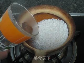 香菇滑鸡煲仔饭的做法步骤：6