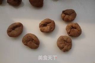 可可刺猬奶黄包的做法步骤:3