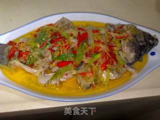 油泼鲤鱼的做法步骤:14