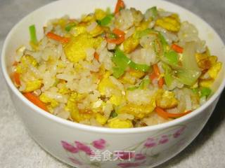 蔬菜什锦炒饭的做法步骤:10