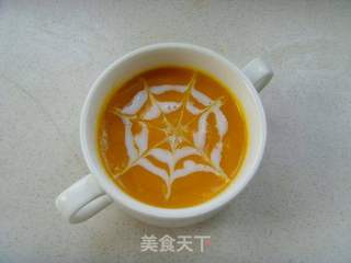 南瓜奶油浓汤的做法步骤:12