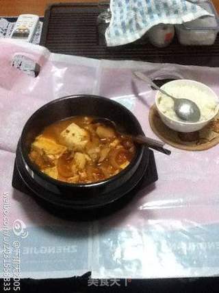 自制韩国泡菜锅的做法步骤:4