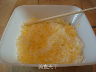 【我的烘焙时间】卖萌小点NO.1,有小肚肚才可爱的玛德琳---柠香玛德琳的做法步骤:8