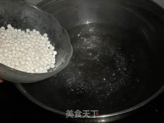 南瓜西米羹的做法步骤:5