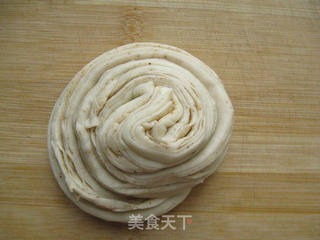 火腿蛋手抓饼的做法步骤:8