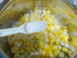 酸酸甜甜就是我——菠萝果酱的做法步骤:3