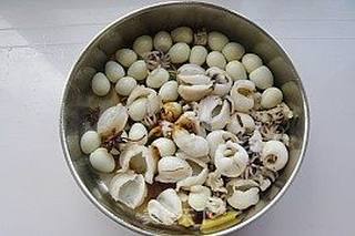 墨鱼仔烧蛋的做法步骤:6