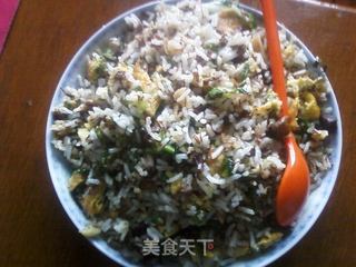 懒人午餐——剩菜炒米饭的做法步骤:3