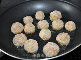 孩子们爱吃的鸡茸球的做法步骤:3