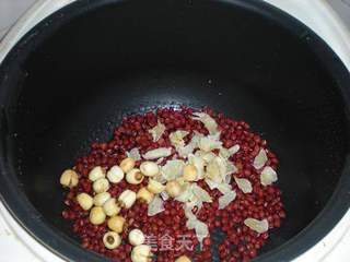 红豆莲子羹的做法步骤:8