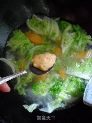 素汤南瓜面疙瘩的做法步骤:7