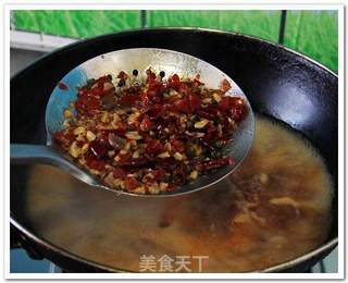 麻辣鲜香----水煮牛肉的做法步骤:13