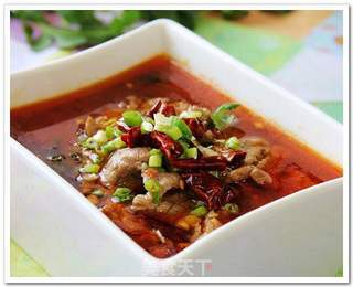 麻辣鲜香----水煮牛肉的做法步骤:17