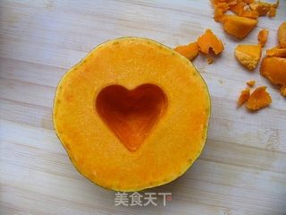 给女人自己的宠爱——紫心老南瓜的做法步骤:3