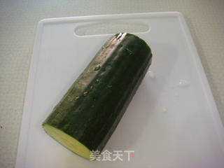 学做的“黄瓜切龙虾”的做法步骤：1