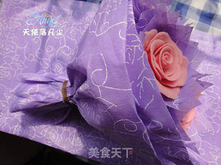 白色情人节——巧克力玫瑰花束的做法步骤:21
