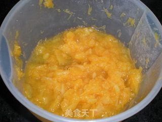 南瓜百合羹的做法步骤:4