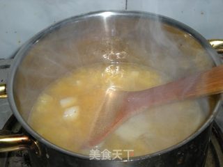 南瓜百合羹的做法步骤:14