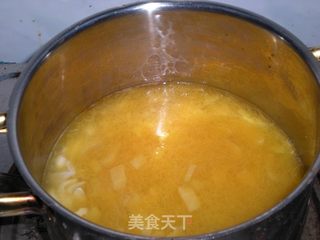 南瓜百合羹的做法步骤:11