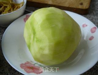 苤蓝丝小炒的做法步骤:2