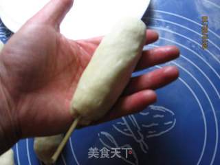 现在叫黄金棒:火腿面包的做法步骤:5