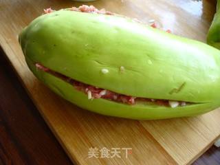 肉馅茄夹的做法步骤:3