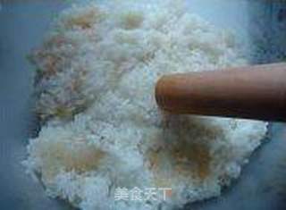 香煎糯米糕的做法步骤:4