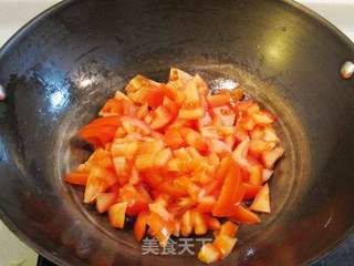 姬菇西红柿炒鸡蛋的做法步骤:7