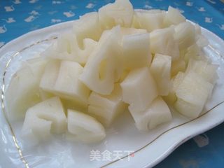泡椒藕丁的做法步骤:3