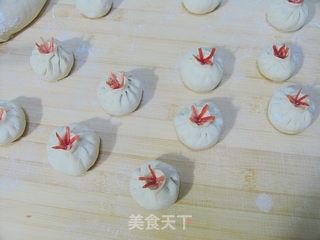 开着花的包子——牛肉味地软素包子的做法步骤:18