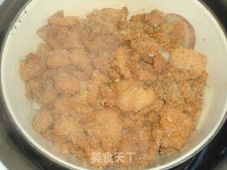 芋儿米粉蒸肉的做法步骤:12
